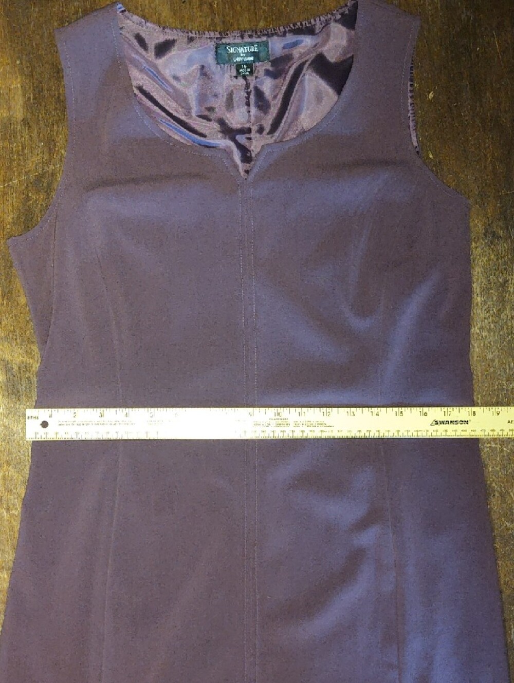 Signature by Larry Levine Plum Two-Piece Dress with Cropped Jacket - Picture 10 of 10
